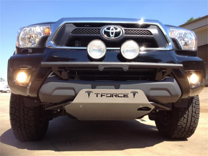 N-Fab Light Bar 12-15 Toyota Tacoma - Tex. Black - Light Tabs w/o License Plate Tabs - DTX Performance