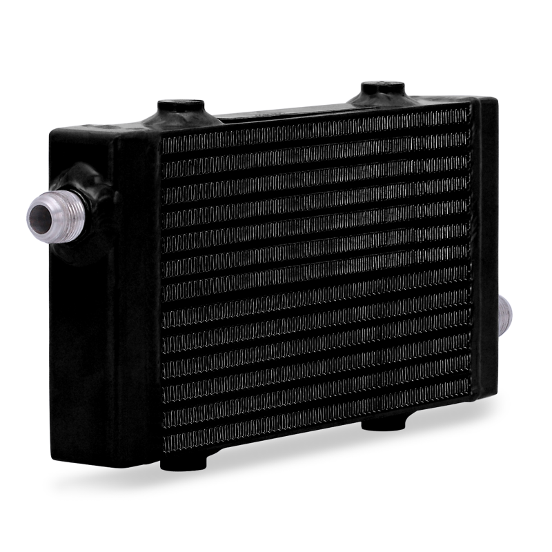 Mishimoto Universal Small Bar and Plate Cross Flow Black Oil Cooler - DTX Performance