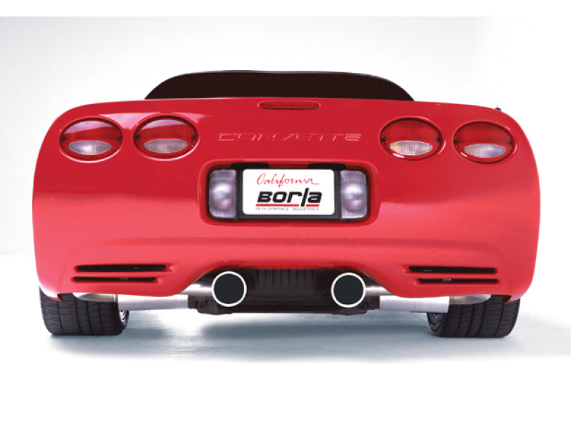 Borla 97-04 C5 Corvette (incl Z06) 5.7L V8 AT/MT Aggressive Stinger Cat-Back Exhaust - DTX Performance