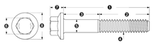 Load image into Gallery viewer, ARP M8 x 1.25 x 115 Hex Black Oxide Bolts (5/pkg) - DTX Performance