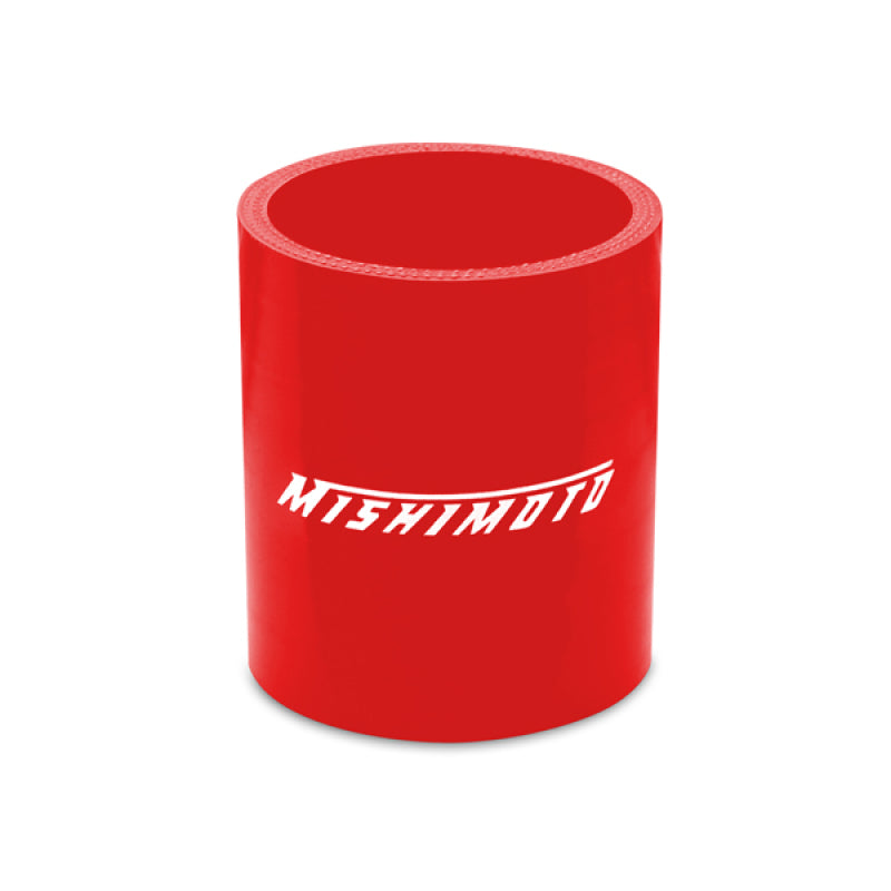 Mishimoto 2.25 Inch Red Straight Coupler - DTX Performance