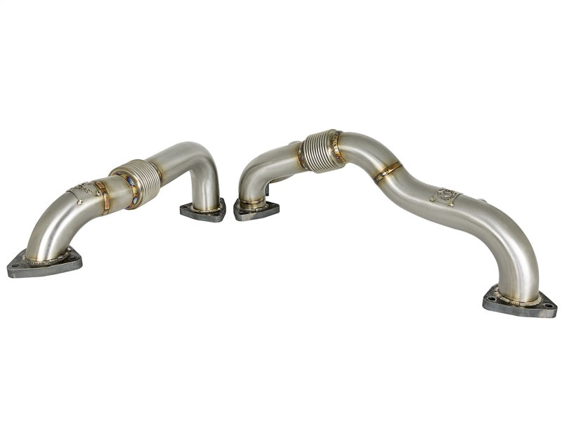 aFe Twisted Steel Header Up-Pipe 08-10 Ford Diesel Trucks V8-6.4L (td) - DTX Performance