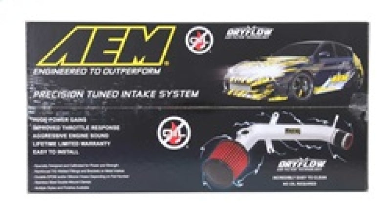 AEM 00-01 2.5RS Red Short Ram Intake - DTX Performance