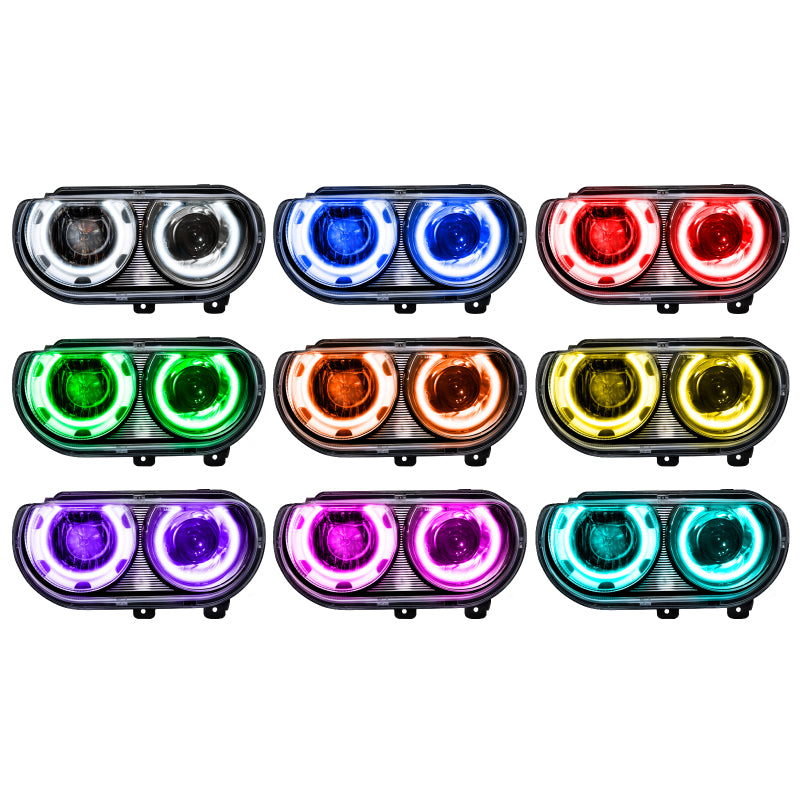 Oracle 08-14 Dodge Challenger SMD HL (HID Style) - ColorSHIFT - DTX Performance