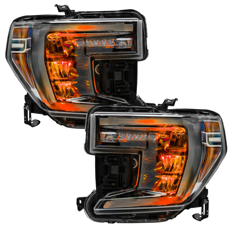 Oracle 19-21 Silverado/Sierra 1500 RGB Demon Eye Headlight Upgrade Kit - ColorSHIFT w/o Controller - DTX Performance