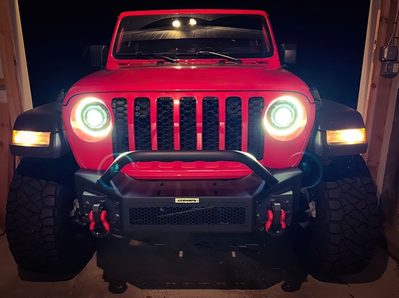 Oracle Oculus Bi-LED Projector Headlights for Jeep JL/Gladiator JT - Matte Black - 5500K - DTX Performance