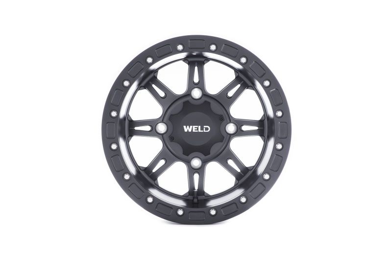 Weld UTV RF Series Cheyenne U510 15x10 Cheyenne Beadlock 4x136 5BS Satin BLK - DTX Performance