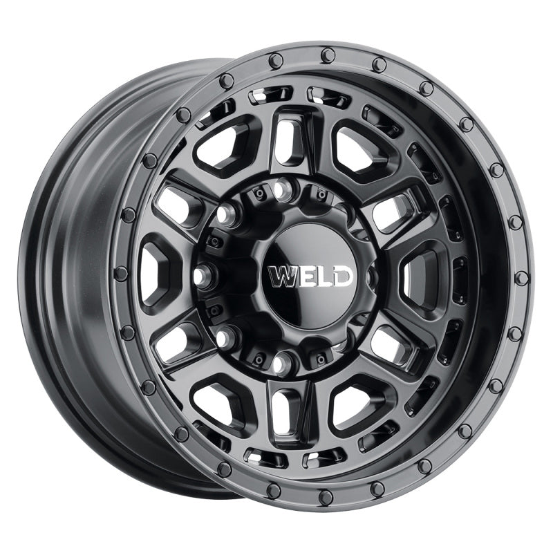 Weld Off-Road W119 17X9 Crux 8X165.1 ET00 BS5.00 Satin Black 125.1 - DTX Performance