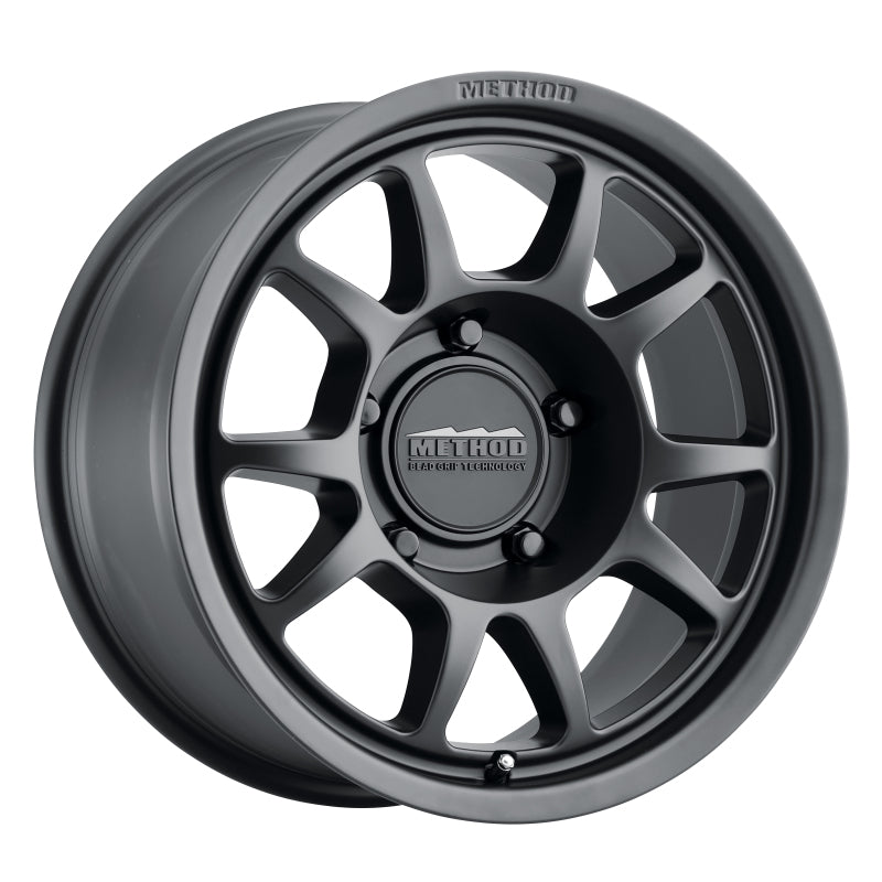 Method MR702 17x8.5 0mm Offset 5x5 71.5mm CB Matte Black Wheel - DTX Performance