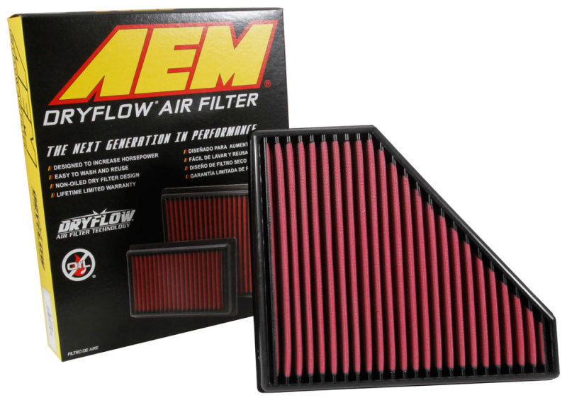 AEM 13-17 Cadillac ATS V6-3.6L F/I DryFlow Air Filter - DTX Performance