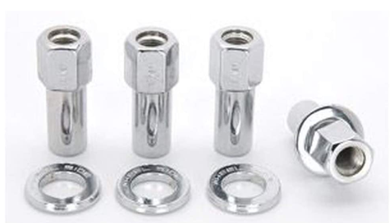 Weld Open End Lug Nuts w/ Centered Washers 1/2in. RH - 4pk. - DTX Performance