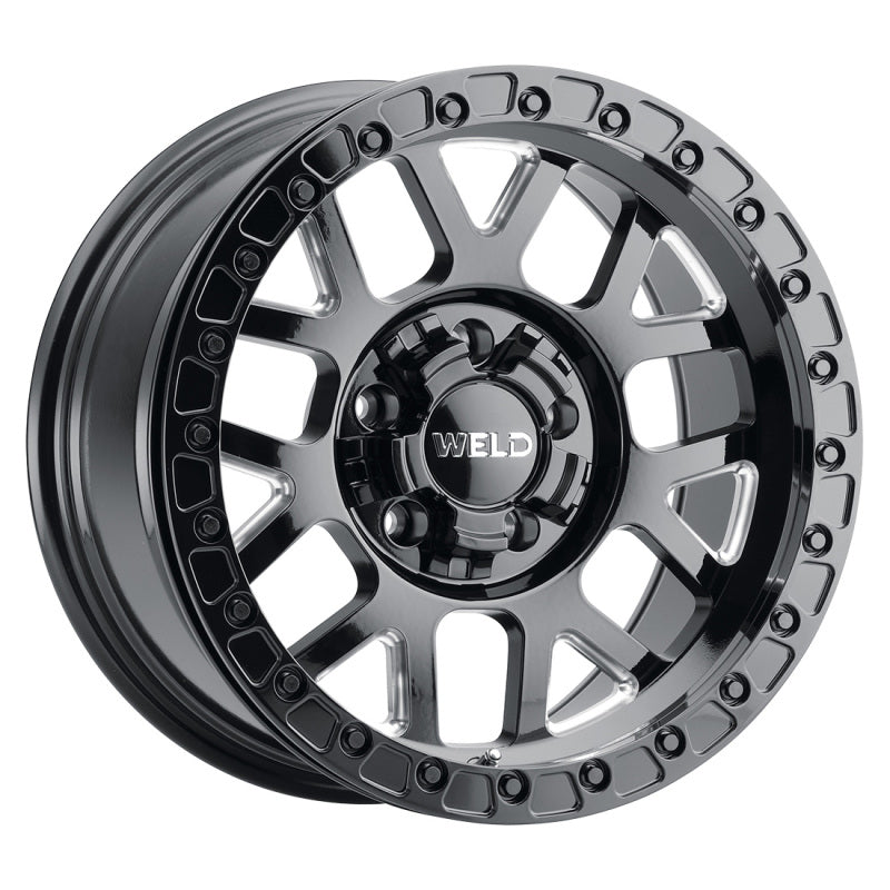 Weld Off-Road W902 17X9.0 Cinch Beadlock 5X127 5X139.7 ET-12 BS4.50 Gloss Black MIL 87.1 - DTX Performance