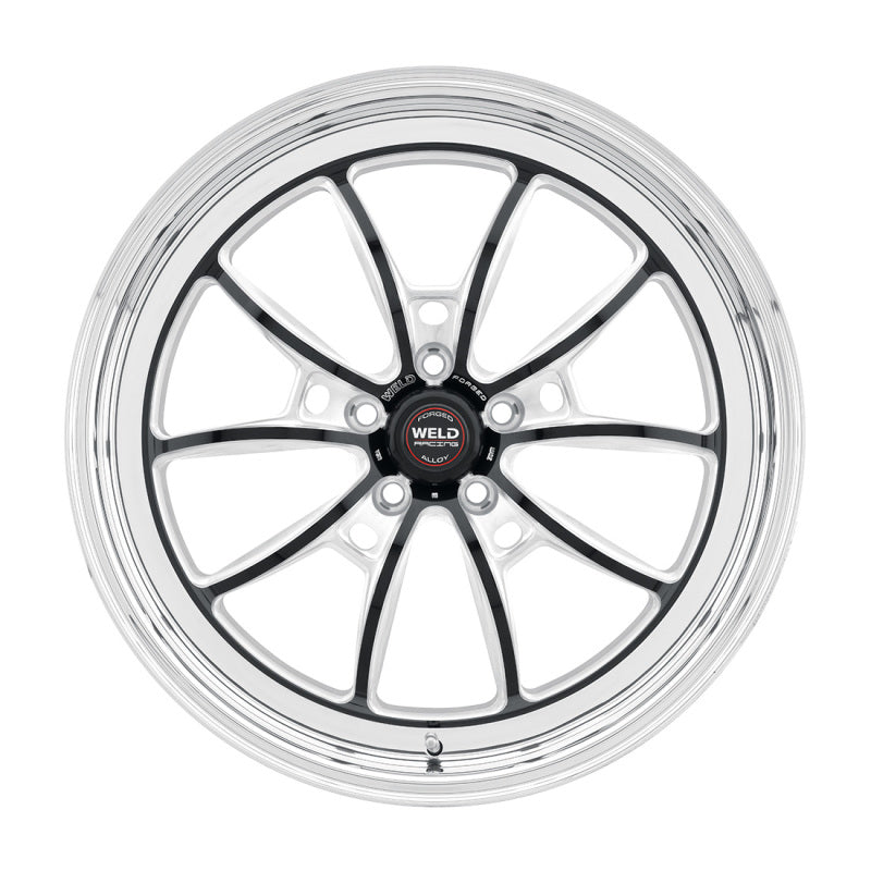 Weld S80 18x10 / 5x115 BP / 6.6in BS Black Wheel (High Pad) - Non-Beadlock - DTX Performance