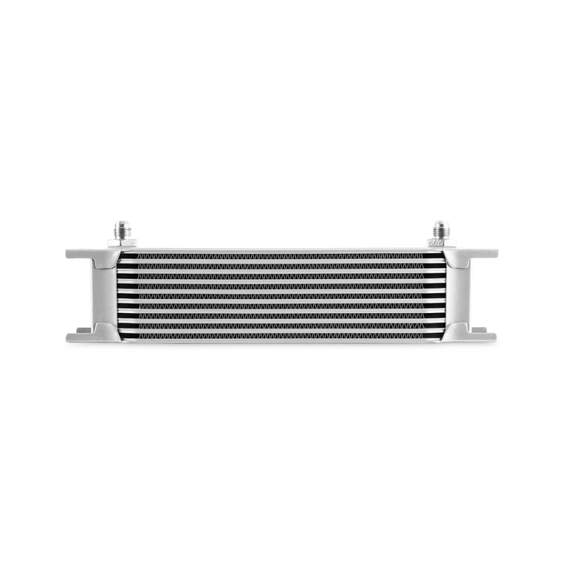 Mishimoto Universal -6AN 10 Row Oil Cooler - Silver - DTX Performance