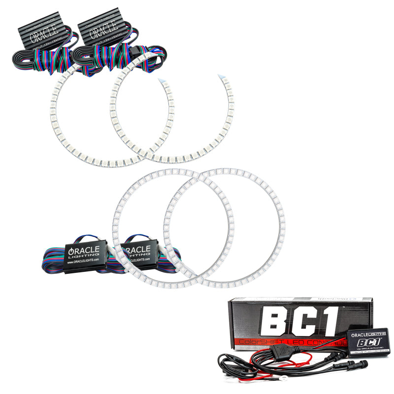 Oracle BMW 7 Series 06-08 Halo Kit - ColorSHIFT w/ BC1 Controller - DTX Performance