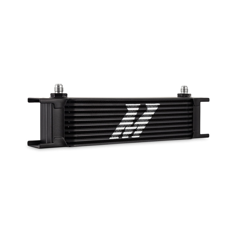 Mishimoto Universal - 6AN 10 Row Oil Cooler - Black - DTX Performance