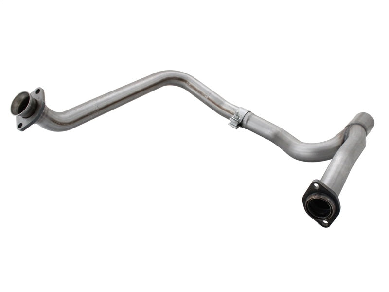 aFe Twisted Steel Y Pipe 2-2.5in SS Exhaust 12-17 Jeep Wrangler Unlimited V6-3.6L(4 Dr-Manual Trans) - DTX Performance