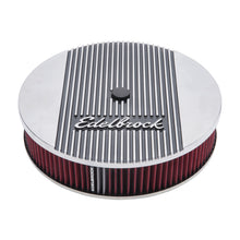 Load image into Gallery viewer, Edelbrock Air Cleaner Elite II 14In Diameter w/ 3In Element Standard Height Polished - DTX Performance