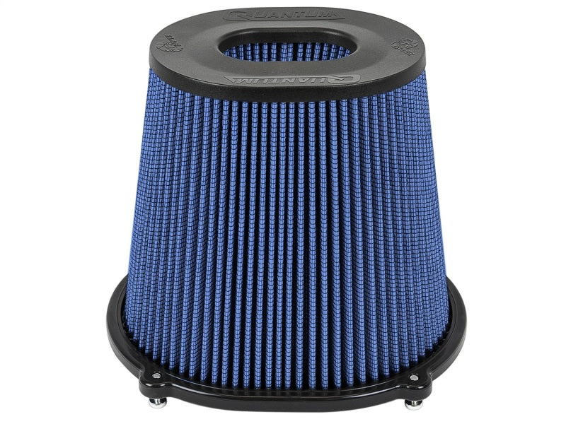 aFe Quantum Pro-5 R Air Filter Inverted Top - 5in Flange x 8in Height - Oiled P5R - DTX Performance