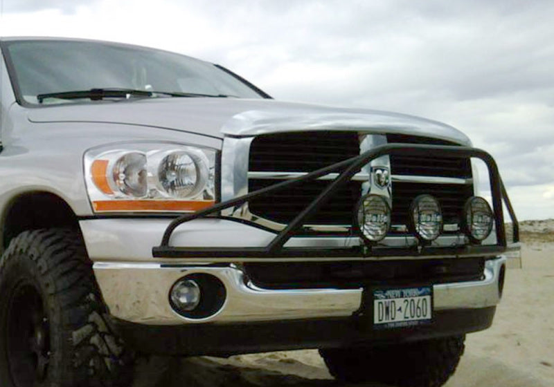 N-Fab Pre-Runner Light Bar 02-08 Dodge Ram 2500/3500 02-03 1500 - Gloss Black - DTX Performance