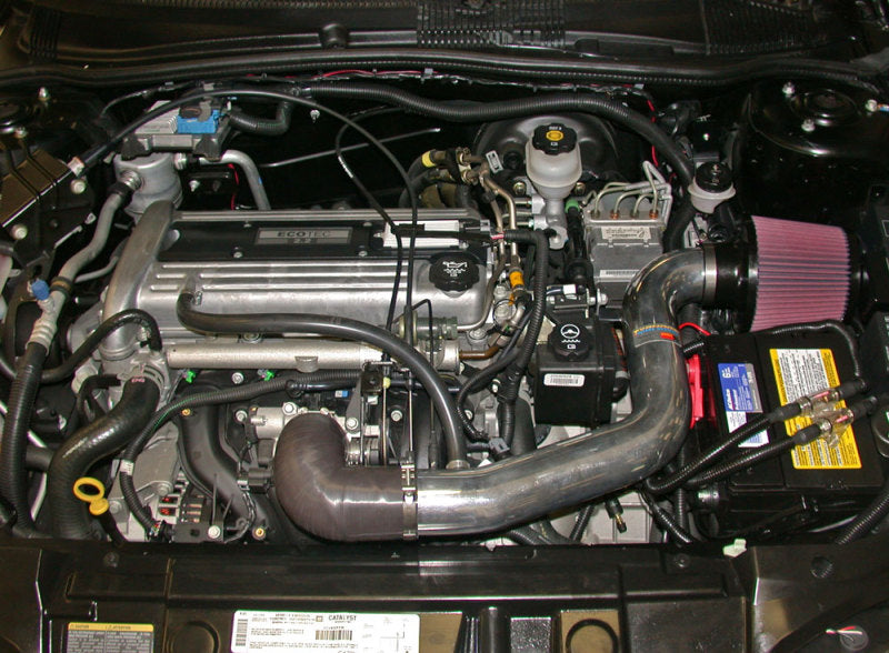 K&N 02-04 Chevy Cavalier L4-2.2L Silver Typhoon Intake - DTX Performance