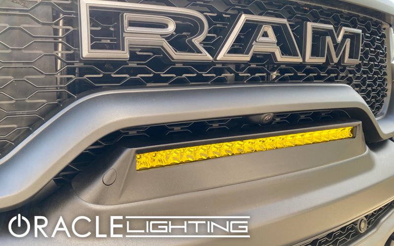 ORACLE Lighting 19-22 RAM Rebel/TRX Front Bumper Flush LED Light Bar System - Yellow - DTX Performance