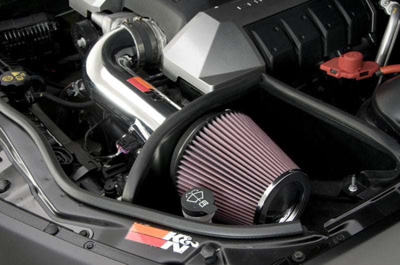 K&N 10 Camaro 6.2L V8 Polished Typhoon Short Ram Intake - DTX Performance