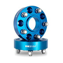 Load image into Gallery viewer, Mishimoto Borne Off-Road Wheel Spacers - 5x127 - 71.6 - 30mm - M14 - Blue - DTX Performance