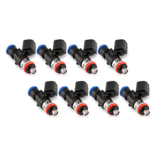 Load image into Gallery viewer, Injector Dynamics 1050cc Injectors 34mm Length No Adaptor Top 15mm Orange Lower O-Ring (Set of 8) - DTX Performance