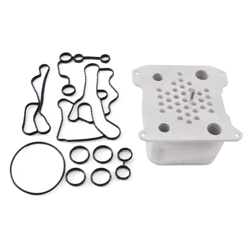 Mishimoto 08-10 Ford 6.4L Powerstroke Replacement Oil Cooler Kit - DTX Performance