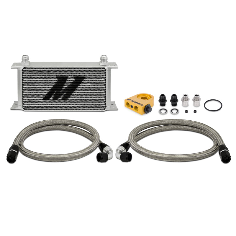 Mishimoto Universal 19 Row Thermostatic Oil Cooler Kit - DTX Performance