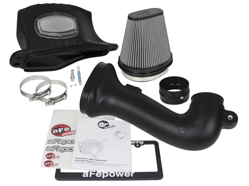 aFe Momentum Pro DRY S Cold Air Intake System 15-17 Chevy Corvette Z06 (C7) V8-6.2L (sc) - DTX Performance