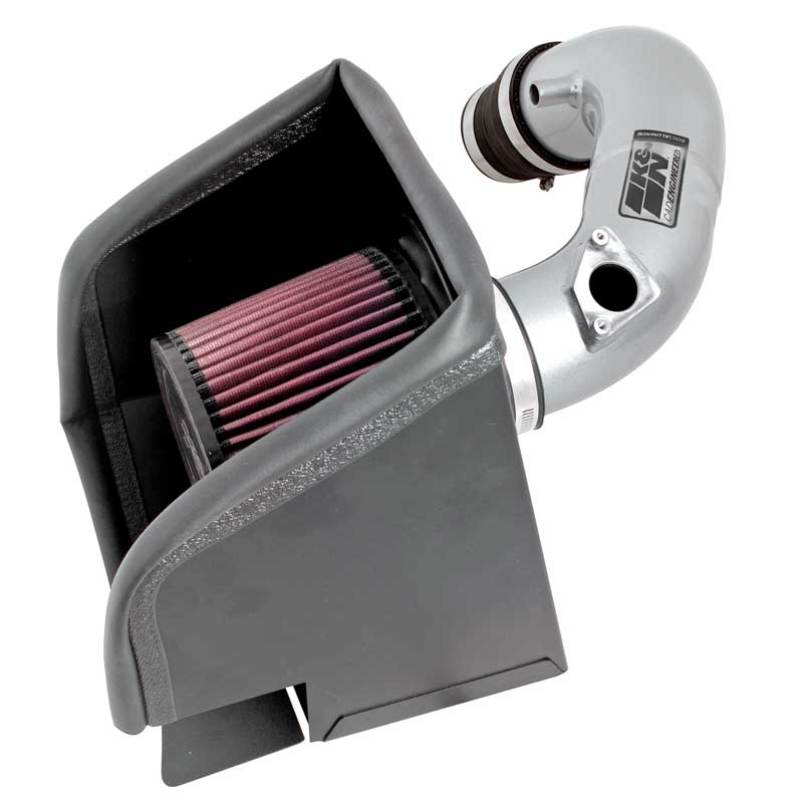 K&N 08-09 Scion xB Silver Typhoon Short Ram Intake - DTX Performance