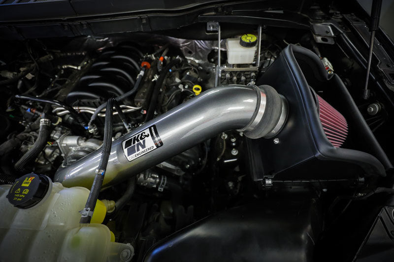 K&N 2021+ Ford F-150 V8-5.0L F/I High Flow Performance Intake Kit - DTX Performance