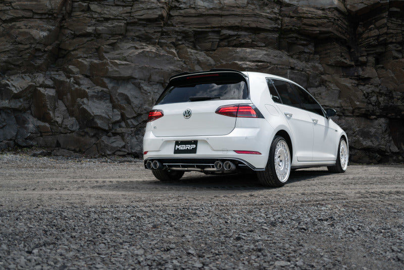 MBRP 15-19 VW Golf R MK7/MK7.5 3in T304 Cat Back Exhaust w/ Carbon Fiber Tips - DTX Performance