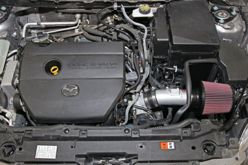 K&N 69 Series Typhoon Performance Intake Kit 2011-13 Mazda 3 L4-2.0L - DTX Performance