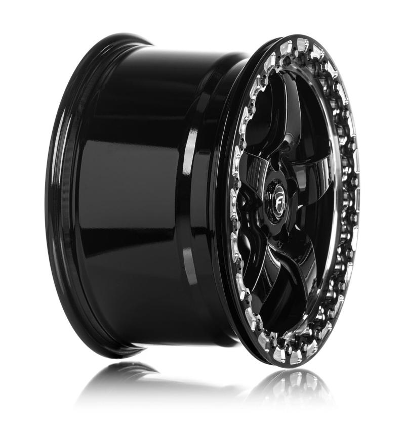 Forgestar D5 Beadlock 17x10 / 5x114.3 BP / ET50 / 7.5in BS Gloss Black Wheel - DTX Performance