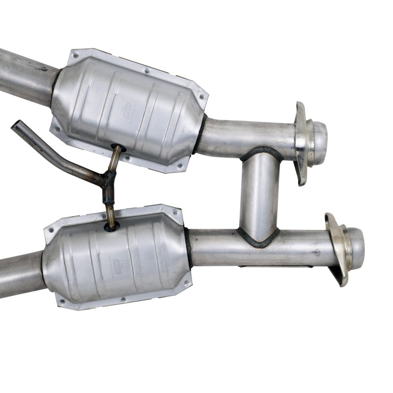 BBK 94-95 Mustang 5.0 High Flow H Pipe With Catalytic Converters - 2-1/2 - DTX Performance