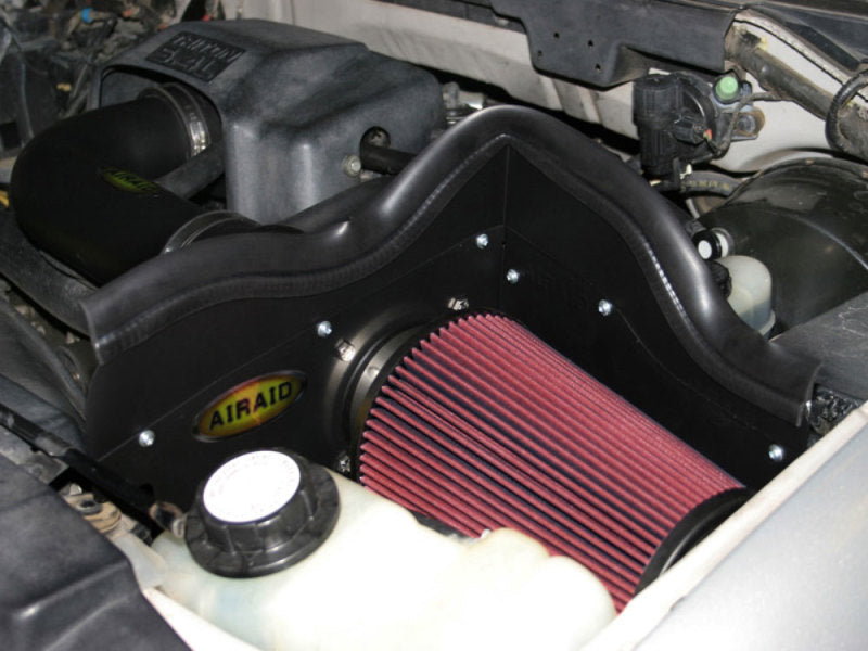 Airaid 97-03 Ford F-150/97-04 Expedition 4.6/5.4L CAD Intake System w/ Blk Tube (Dry / Red Media) - DTX Performance