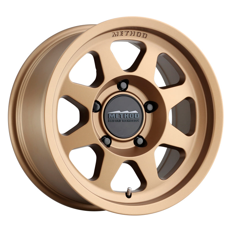 Method MR701 17x8.5 0mm Offset 5x150 110.5mm CB Method Bronze Wheel - DTX Performance