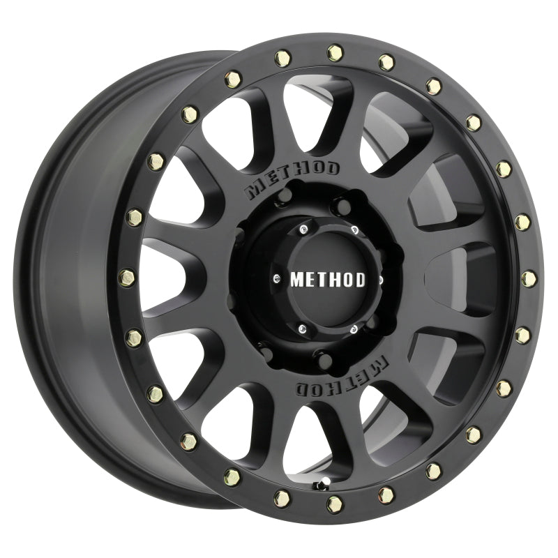 Method MR305 NV HD 18x9 +18mm Offset 8x6.5 130.81mm CB Matte Black Wheel - DTX Performance