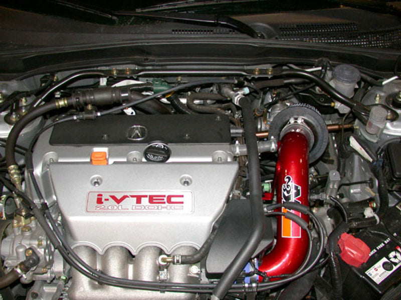 K&N 02 Honda Civic Si Red Typhoon Short Ram Intake - DTX Performance