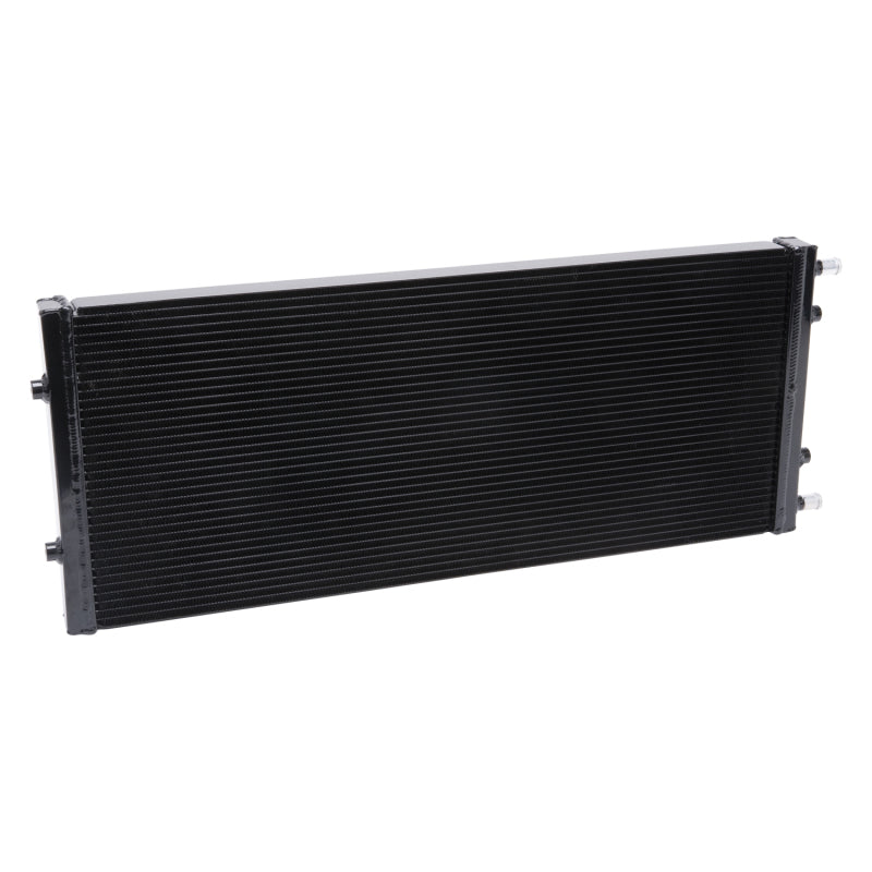 Edelbrock Heat Exchanger Dual Pass Single Row 55 000 Btu/Hr 34In W X 14In H X 2 25In D Black - DTX Performance