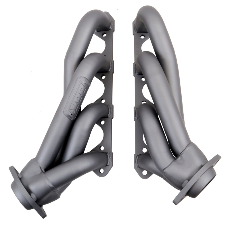 BBK 79-93 Mustang 5.0 Shorty Unequal Length Exhaust Headers - 1-5/8 Titanium Ceramic - DTX Performance