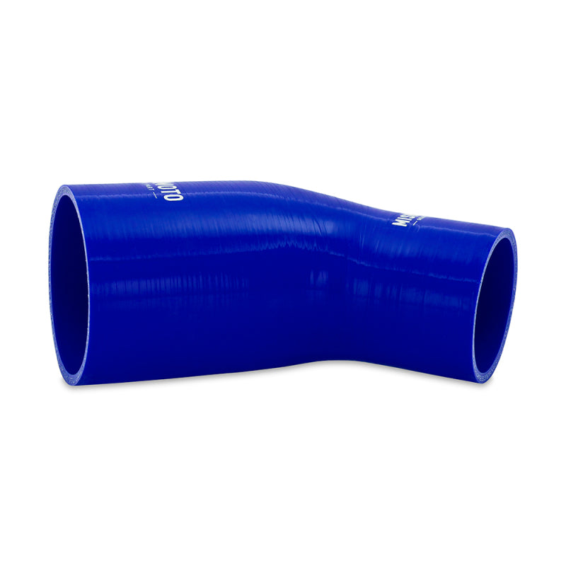 Mishimoto Silicone Reducer Coupler 45 Degree 2.25in to 3in - Blue - DTX Performance