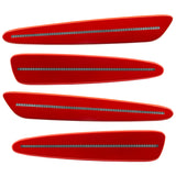 Oracle 05-13 Chevrolet Corvette C6 Concept Sidemarker Set - Clear - Cobalt Red (27U)