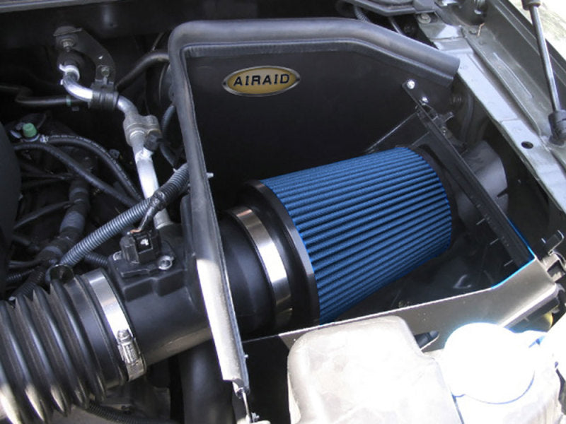 Airaid 04-13 Nissan Titan/Armada 5.6L CAD Intake System w/o Tube (Dry / Blue Media) - DTX Performance