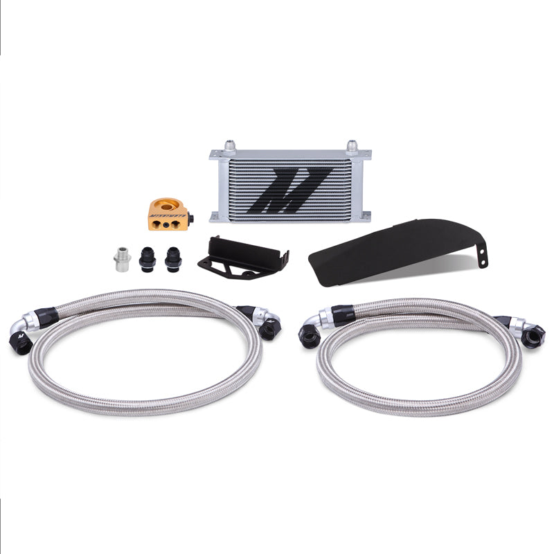 Mishimoto 2017+ Honda Civic Type R Direct Fit Oil Cooler Kit - Silver - DTX Performance