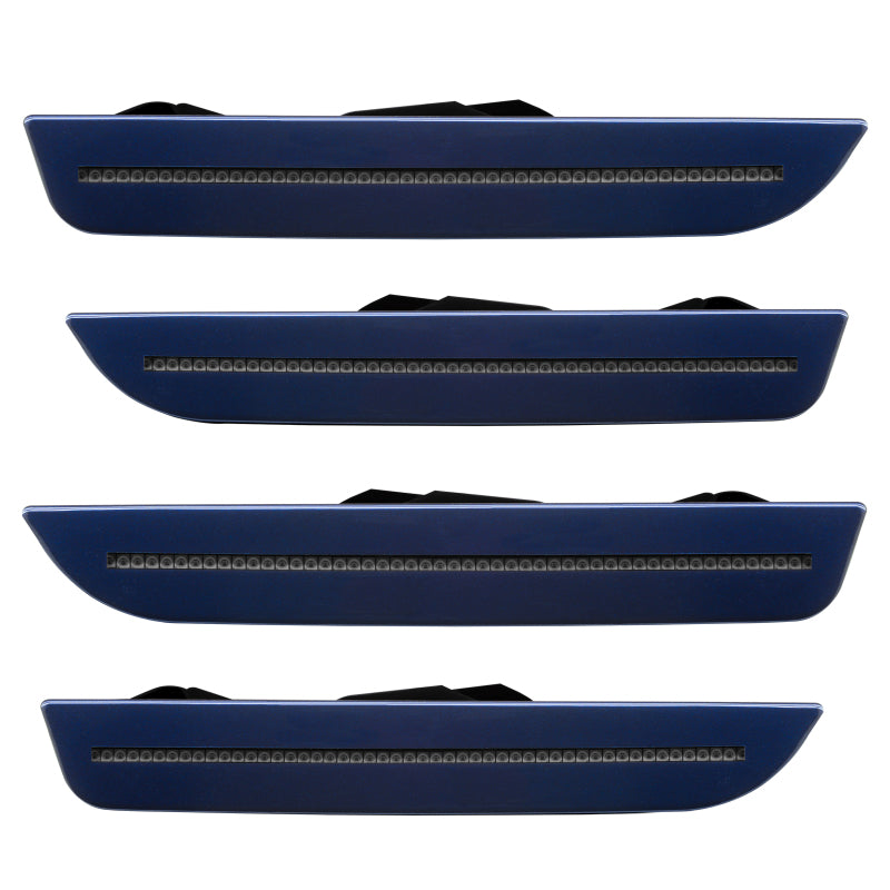 Oracle 10-14 Ford Mustang Concept Sidemarker Set - Tinted - Kona Blue Metallic (L6) - DTX Performance