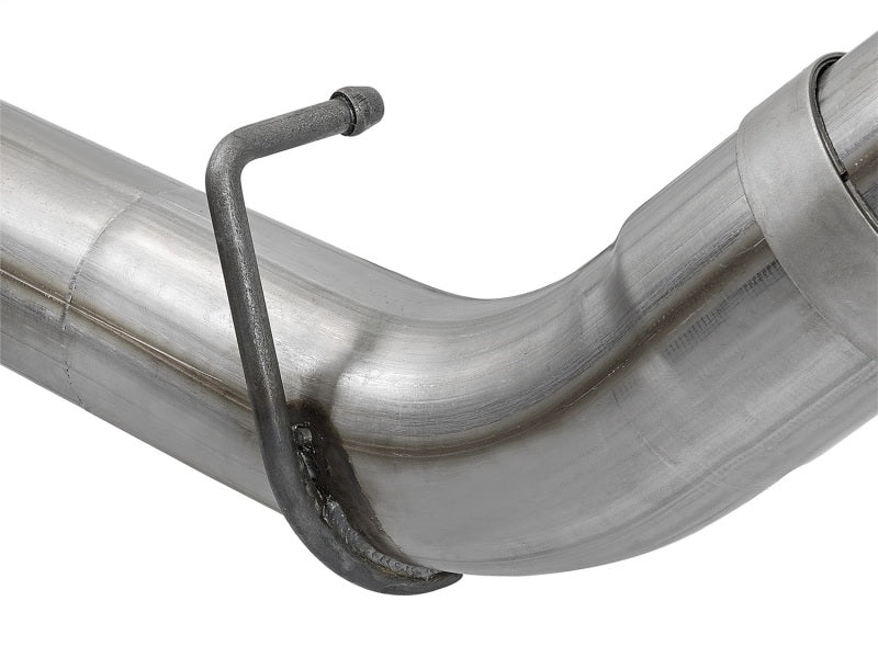 aFe Victory Series 4in 409-SS DPF-Back Exhaust w/ Dual Polished Tips 2017 GM Duramax V8-6.6L(td) L5P - DTX Performance